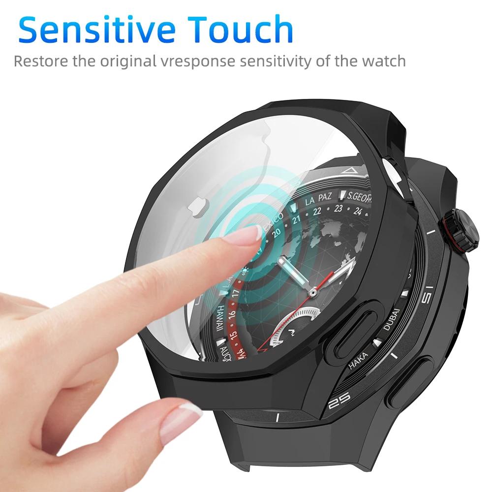 TPU Case for Huawei Watch 5/GT5/GT5 Pro 41/42/46mm - All-Around Protective Cover Screen Protector Anti-scratch Shell Accessories