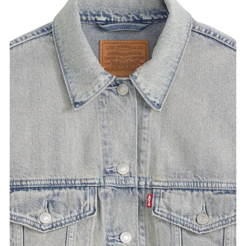 Levi's Women's Oversized Denim Jacket Light Blue A1743-0147