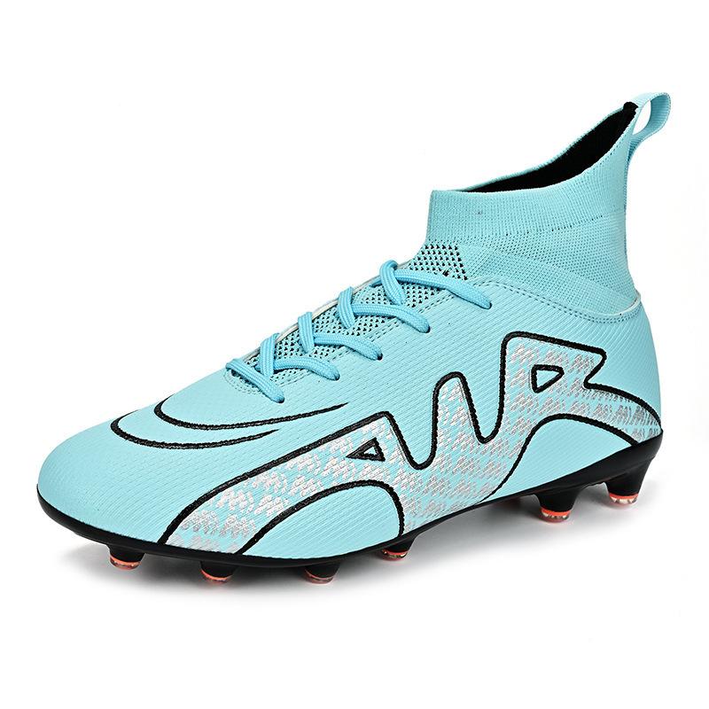 High-top Shoes Large-size Football Training Outdoor Youth Fashion Non-slip Men and Women Nails Long Broken 23 Breathable Price