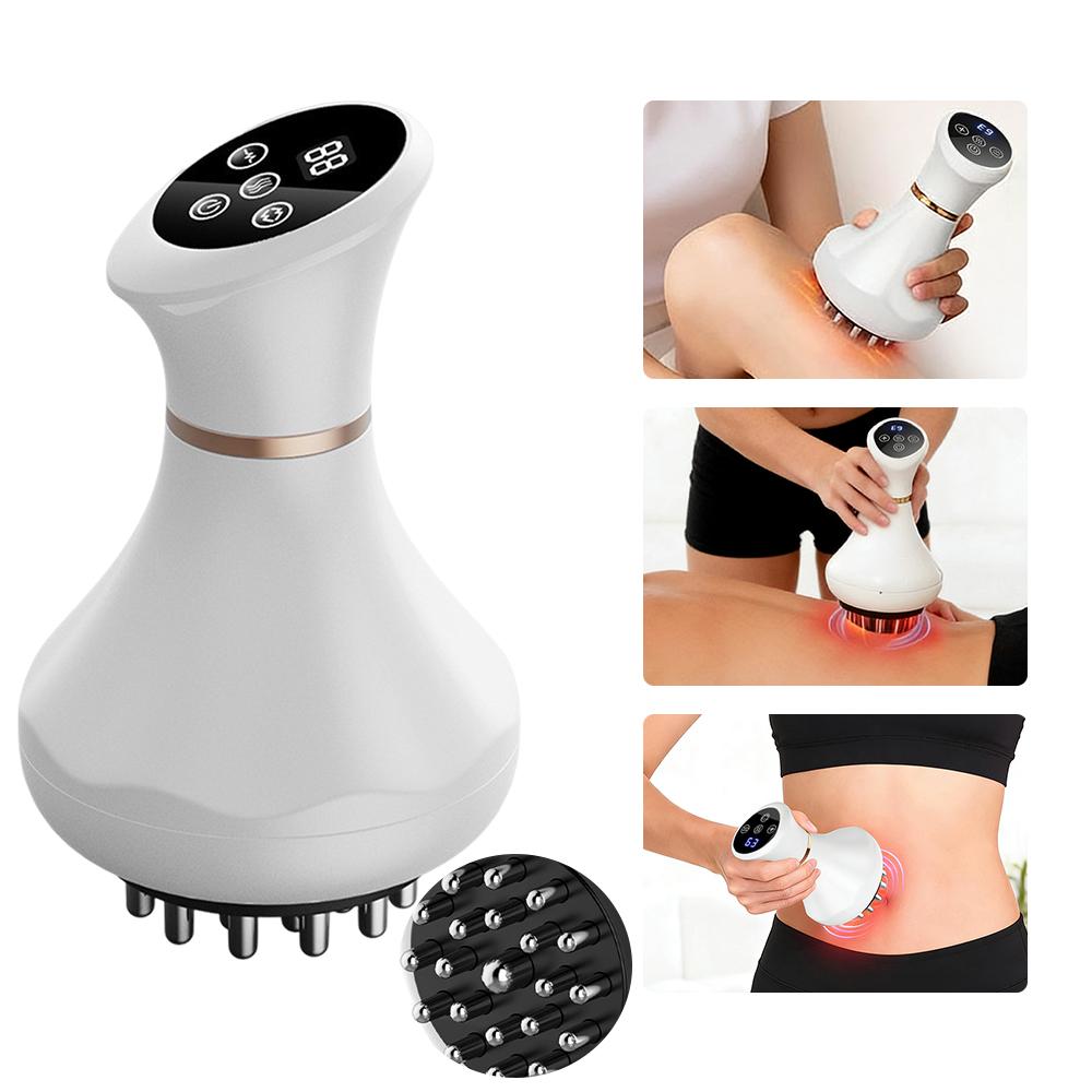 Electric Meridian Brush Body Massager Cupping Massage Relaxing Tendons Essential Oil Scrapping Fat Burner Slimming