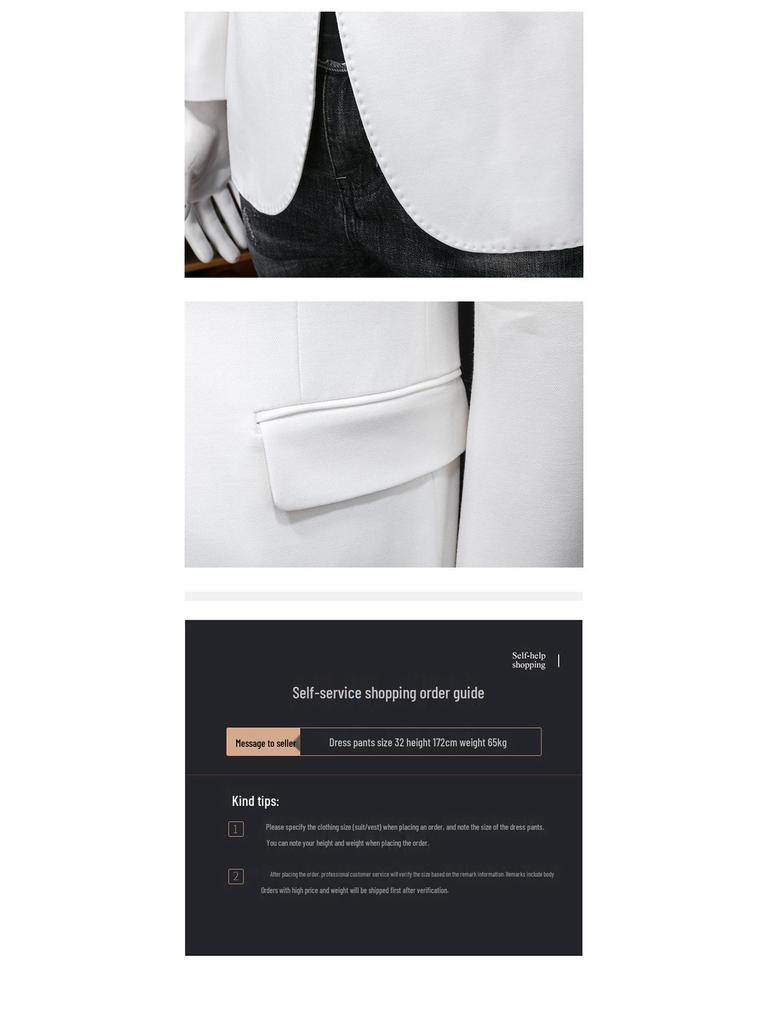 2024 Europäischer Stil Herren Slim Fit Casual Blazer