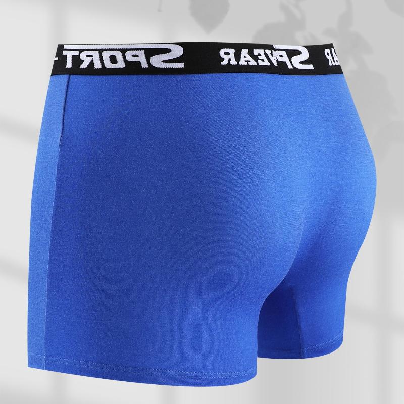 High Elasticity Four Corner Boxer Shorts for Men Breathable Fashionable Flat Angle Underwear