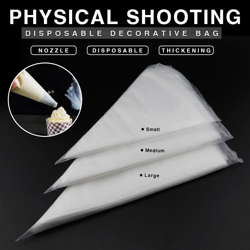 Tek kullanımlık sıkma torbaları pasta için şekerleme ağzı Fondan Kek Kreması Pastalar Pastalar Pişirme Araçları Süslemek İçin Poşet