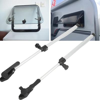2 Stück Wohnmobil Fensterheber Gasdruckfeder Aluminiumlegierung Stützstange 310–435 mm Teleskopische Fensterklappen-Stützstange für Wohnmobil Camper Anhänger