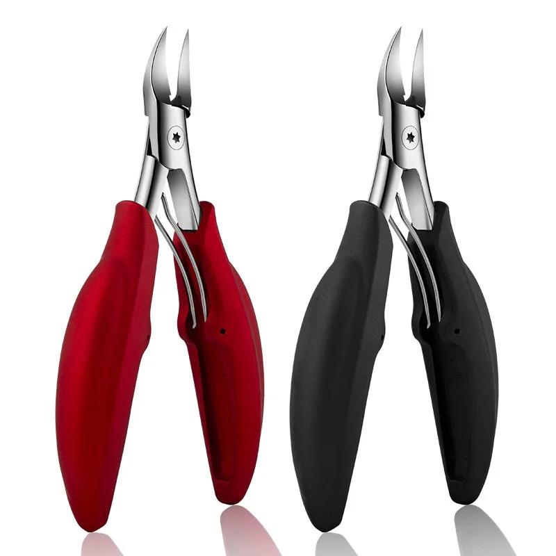Stainless Steel Ingrown Toenail Nail Clippers Trimmer Cutters Manicure Pedicure Cuticle Nipper Paronychia Dead Skin Remover Tool