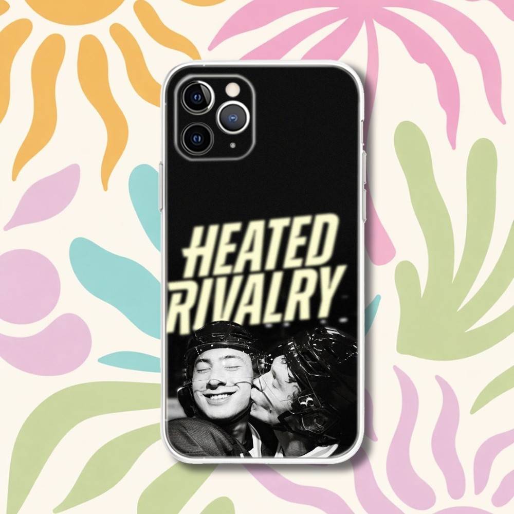 H-Heated R-Rivalry Ice Hockey Phone Case For iPhone 17,16,15,11,12,14,13 Pro Max Plus Mini X,XS,XR,7,16E Air Transparent Fundas
