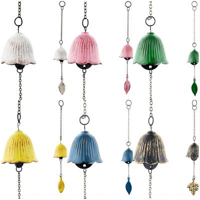 Cast Iron Wind Chime Metal Hanging Wind Bell Balcony Outdoor Garden Decorations