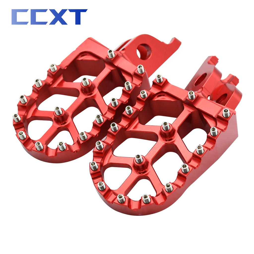 Motorcycle FootRest Foot Peg Pedals For HONDA CR125 CR250 CRF 450X 250RX 450RX 450 150R 250R 250X 450R 2002-2018 2019 2020 2021