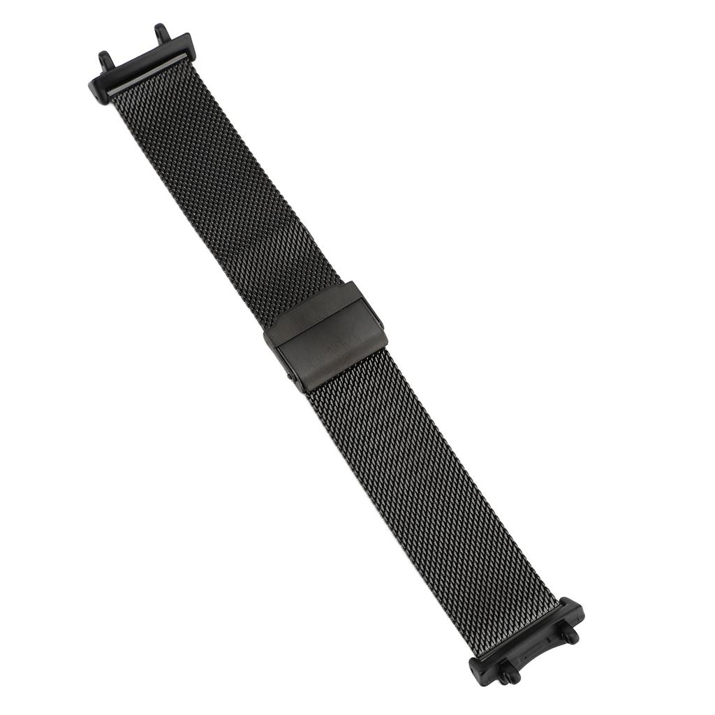 Metal Mesh Watch Band Smart Watch Replacement Band Adjustable Watch Strap for T Rex 3 Black