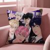 Kpop P-PLAVE Cushion Cover Multi-Scene Pillow Cover for Home & Car - Reversible, Soft & Durable for Daily Use