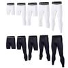 Men's Quick-Dry High Elastic Compression Basketball Leggings for Summer Fitness