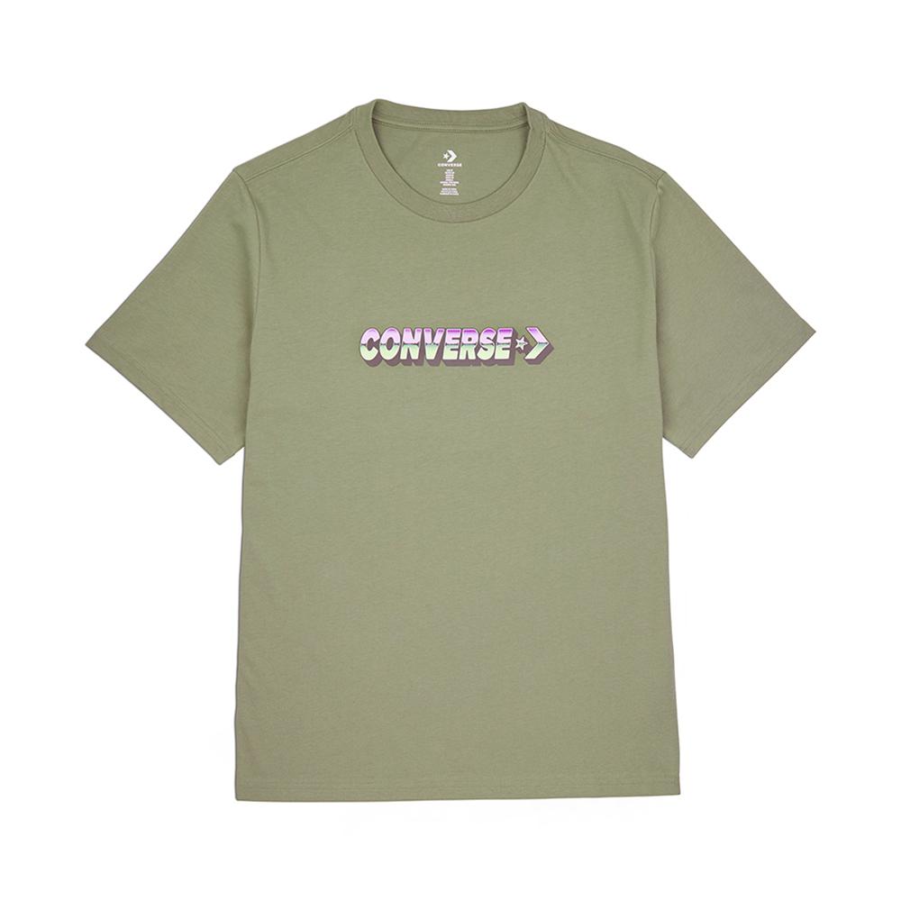 Converse MAJICA Graphic T Shirt Unisex Green 10026416-A03 M