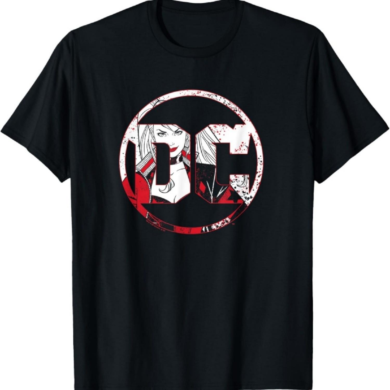 Футболка с логотипом Харли Квинн DC Comics XXXXXL разноцветный