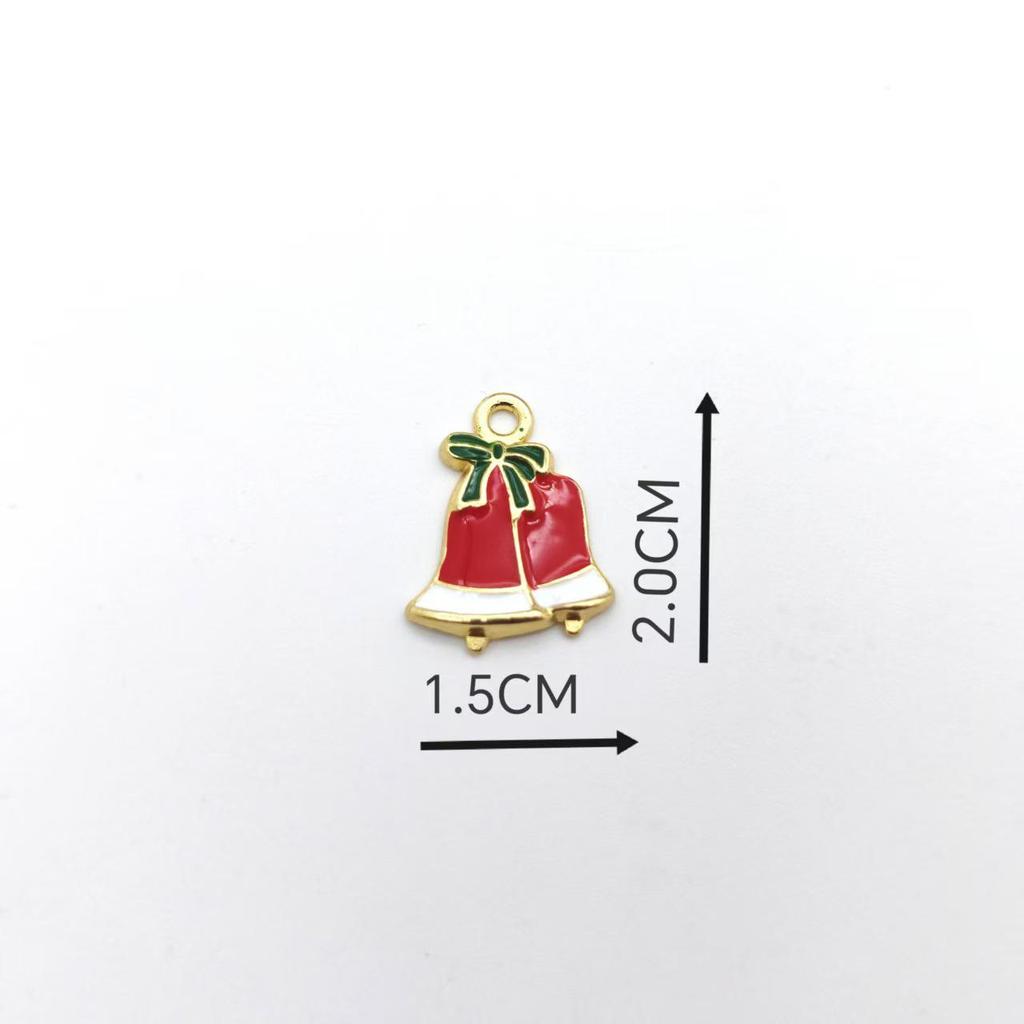 Christmas Snowman and Tree DIY Enamel Pendant Accessories
