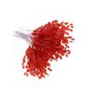 Artificial Flower Bouquet with Sparkling Crystal Acrylic Bead Drop 50pcs 15cm