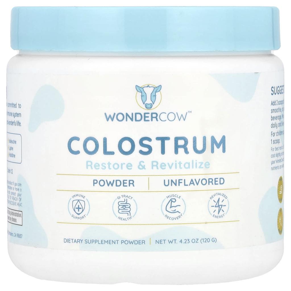 Colostrum Powder, Unflavored, 120G(4.23Oz)