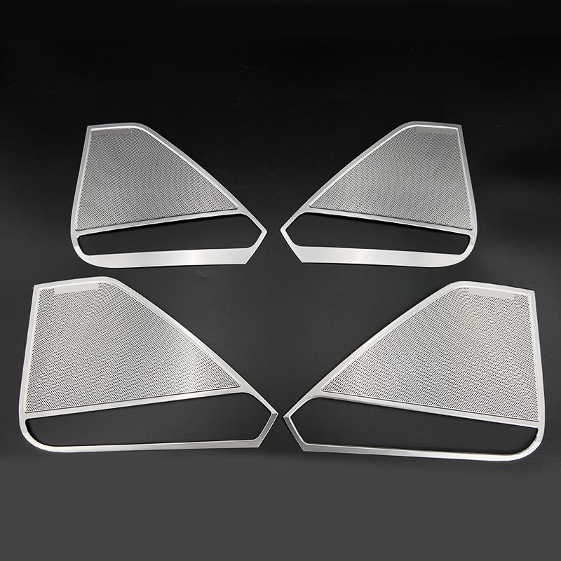 Loudspeaker Cover For Volkswagen Tiguan MK2 2017- Interior Door Speaker Trim Sound Decorating Molding Car Accessories