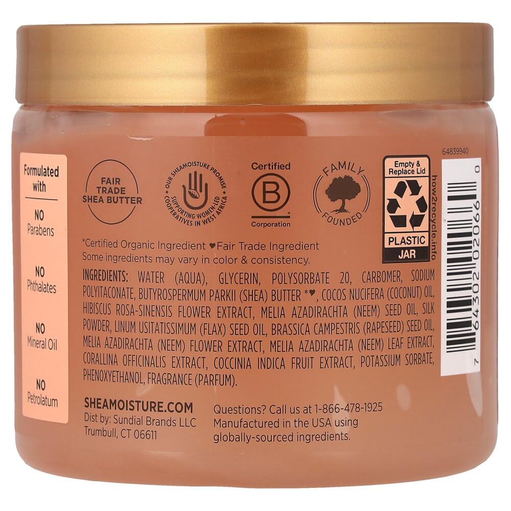 SheaMoisture Defining Styling Gel, Coconut & Hibiscus + Flaxseed, 425g (15oz)