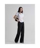 8SECONDS July Daily Straight Slacks (Basic) Black