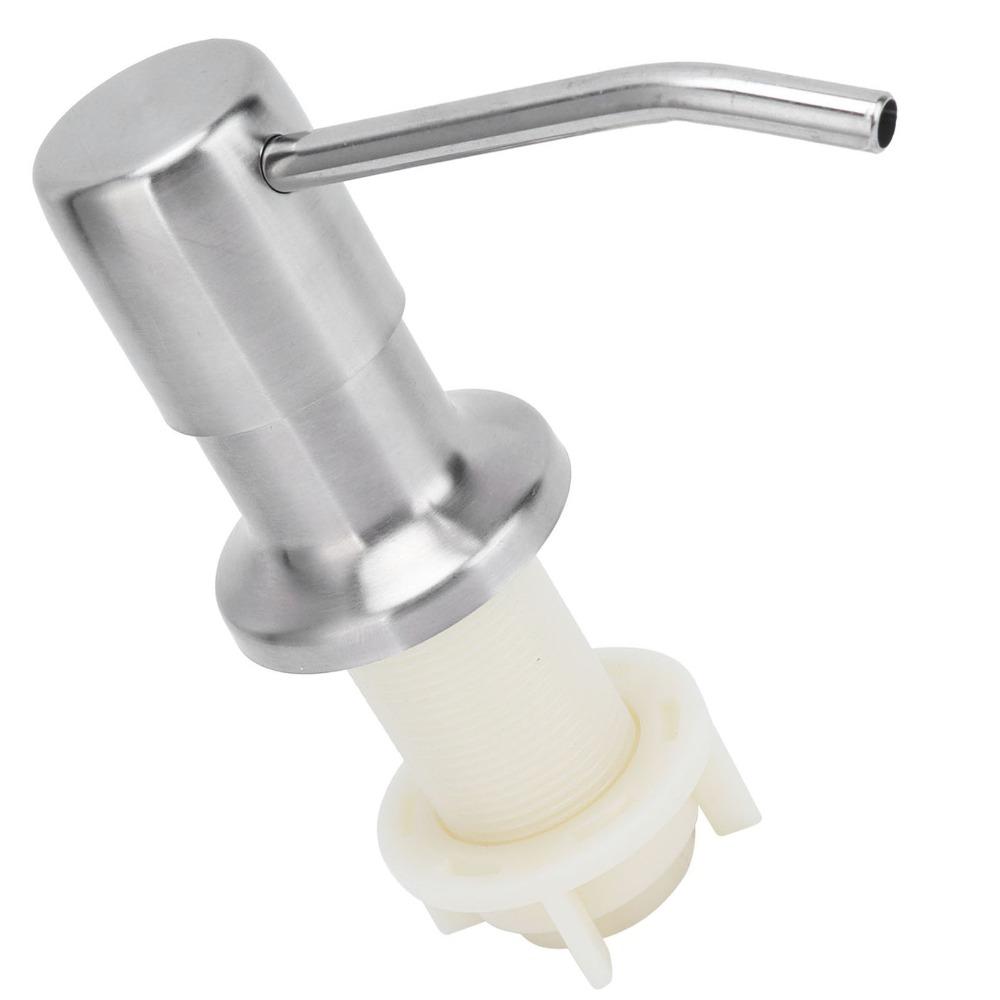 304 Stainless Steel Liquid Dispenser Pump Silicone Tube Sink Pump Head  Built-In Installation