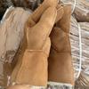 Men's Wool-Lined Sheepskin Winter Gloves - Thick, Warm, Cold-Proof, Ideal for Northeast Outdoor Work