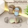 1Pc Travel Soap Box Portable Soap Dishes Sealed Drainage Soap Case Waterproof Soap Organizer Tray Leak Proof Soap Organizer