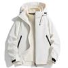 Jacket Three-in-one Men and Women Removable Mountaineering Jacket Outdoor Autumn and Winter Windproof Waterproof Jacket New Style