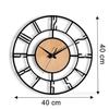 Fancy Metal Wall Clock for Home Decor – Stylish Living Room & Bedroom Watch, Designer Wallclock, Big Size Hanging Watch