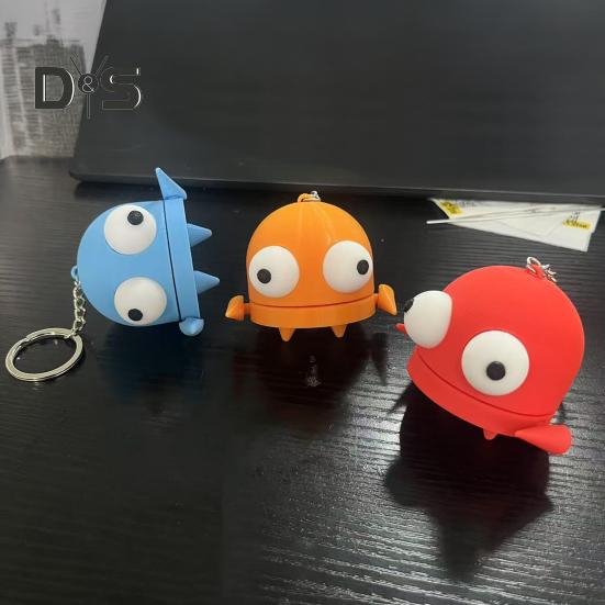 REPO Roboterfigur, 3D-gedruckt, flexibles Roboterornament, Sammlerstück, Horrorspiel-Charakterfigur, Schlüsselanhänger, Anhänger, Geschenk für Fans