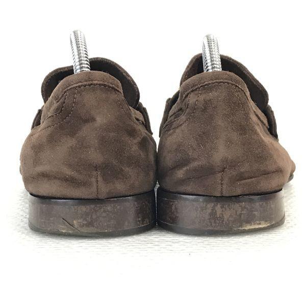 Italien Barneys NY Wildleder Bit Mokassin 39 24.5 Braun Business Kleiderschuhe(GEBRAUCHT)