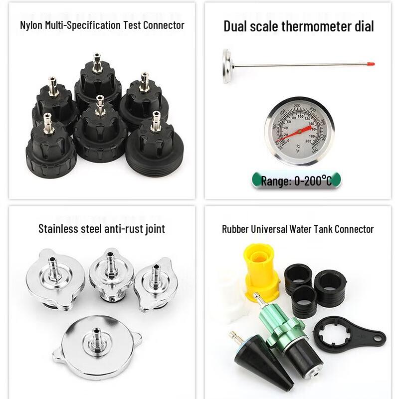 Automotive Cooling System Pressure Tester & Leak Detector Kit