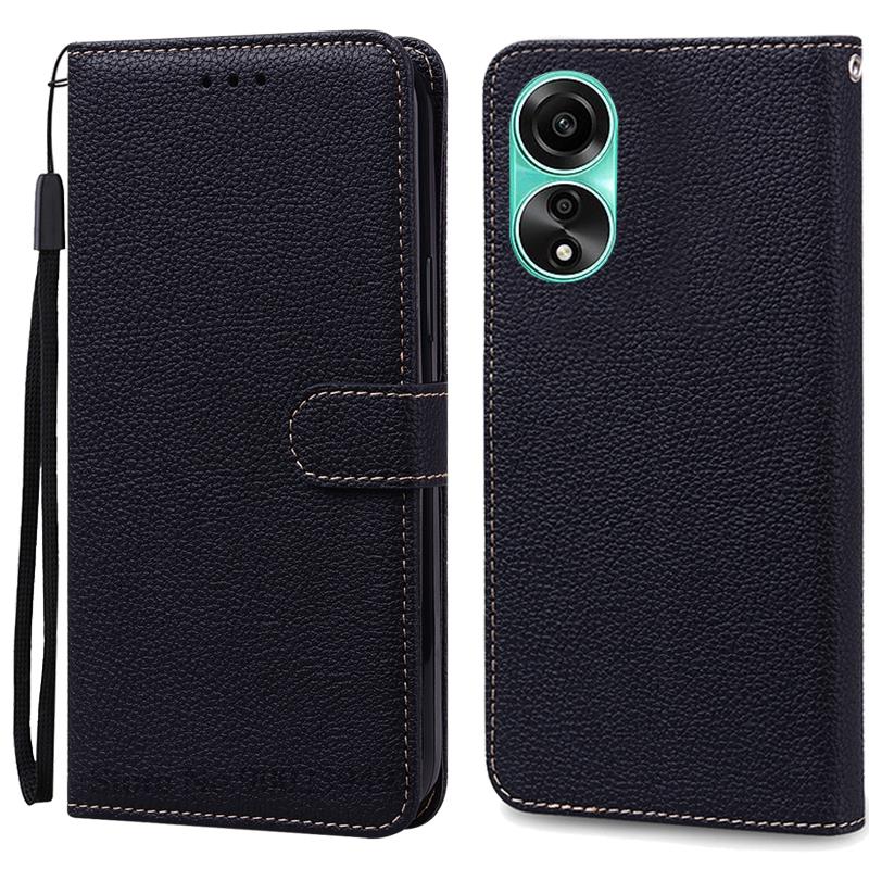For OPPO A78 4G Case Leather Flip Wallet Case For OPPO A78 CPH2565 Phone Case For OPPO A78 5G CPH2483 CPH2495 Cover Fundas