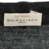 Balenciaga 90s Made In Italy Old Long Sleeve V Neck Knit Cardigan Cable Women Used