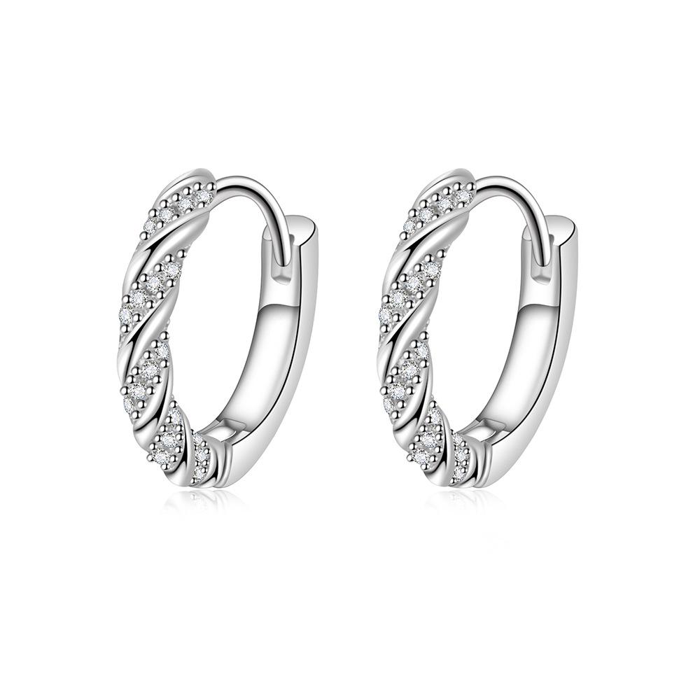 Mobius Zirconia Earrings: High-End Light Luxury Fashion for a Sophisticated Look