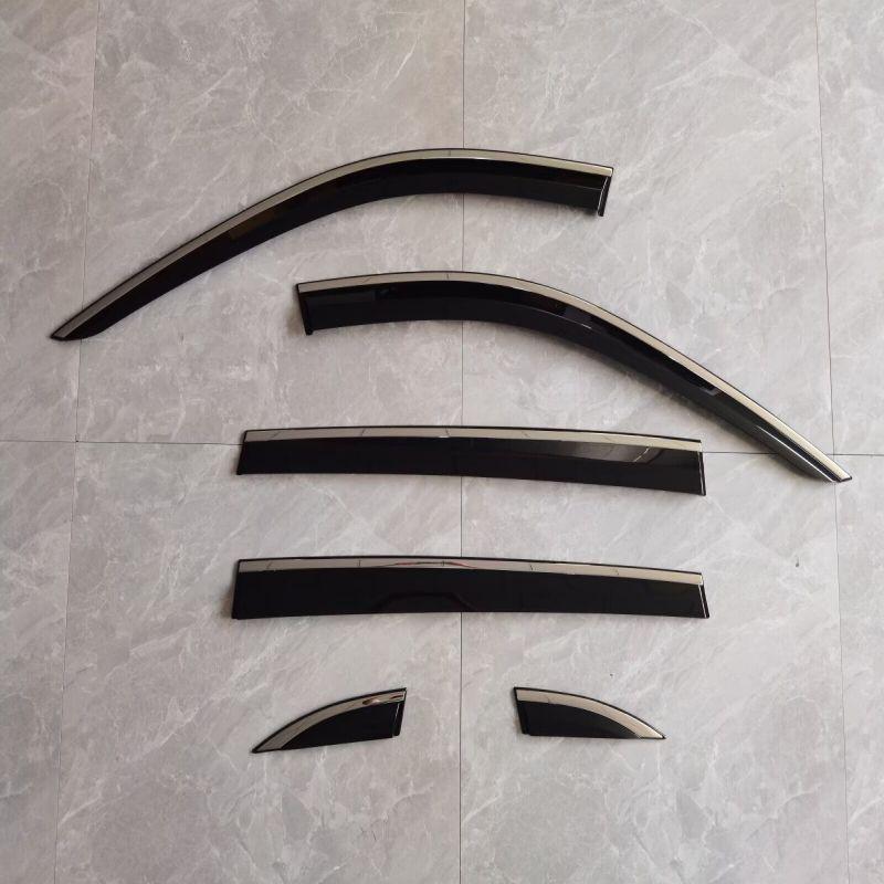Ideal L7/L8/L9 Rain Guards - 6-Piece Car Window Rain Deflectors & Shield Set