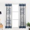 Text Stripes Window Curtains Home Decor Living Room Curtains Kitchen Drapes Panel Curtains for Bedroom