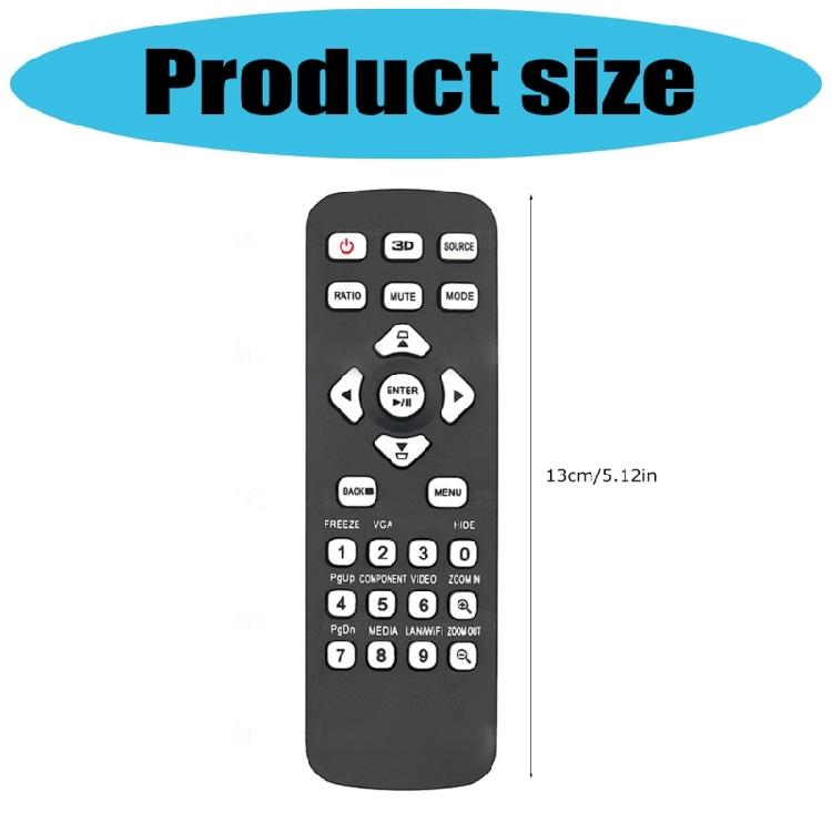 Replacement Remote Control Efficient Management for X1223HG X1286G X1123HG DX225A And Many Other Projectors