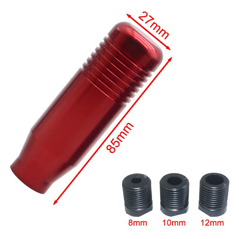 Universal 8.5cm Car Gear Shift Knob Stick Manual Transmission Aluminum Extended Gear Shifter Gear Head Knob Auto Accessories