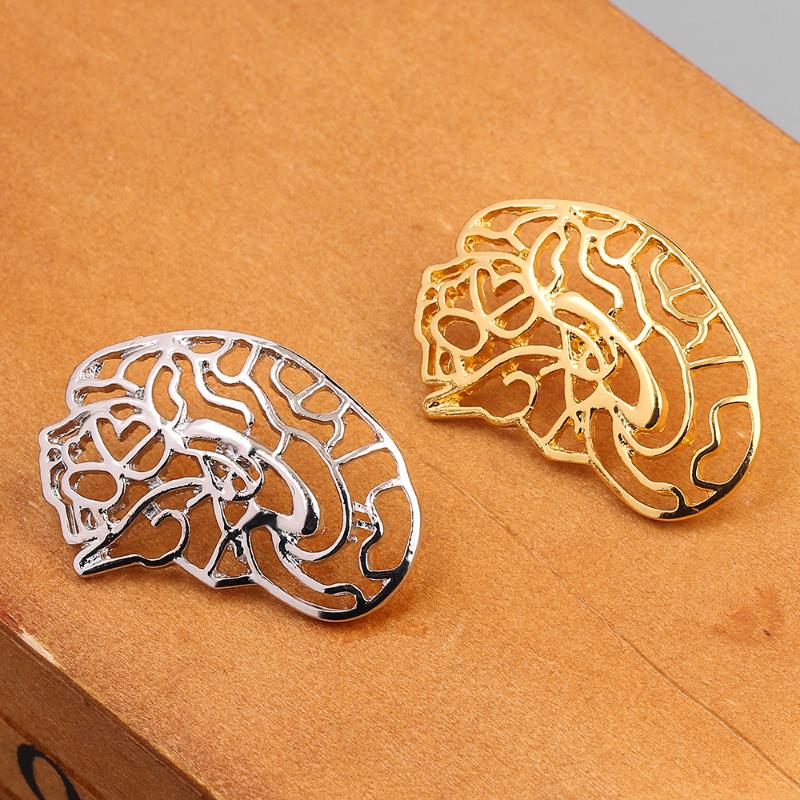 Human Organs Medical Brooch Lung Stomach Hollow Out Pin Badge Disease Treatment Punk Pins For Doctors Nurses Badge Jewelry