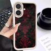 Gothic red patterned Phone Case For Samsung S25 FE S24 Plus S23 Ultra S22 S21 20 A70 A30 M33 A54  A55 NOTE anti drop and shockpr