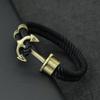 Viking Herenarmband Met Touw Dubbele Laag Makkelijke Haak Punk Sieraden Accessoires Voor Hem Piraat Nautische Armband Erkek Bileklik