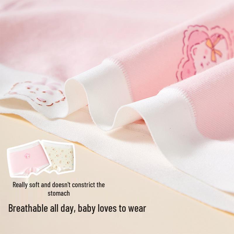 Girls' Pure Cotton Boxer Briefs - Soft, Comfy Fit for Infants, Toddlers & Kids