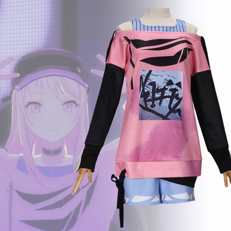 Akiyama Cosplay Mizuki Costume Hoodie Set Role Play Cos Outfit Women Polyester