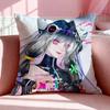 Game P-Path To Nowhere Cushion Cover Breathable Linen Pillowcase Summer Odorless Eco-Friendly Invisible Zipper Washable