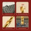 Tiangong M42 Titanium-Plated 8% Cobalt Twist Drill Bit for 304 Stainless Steel