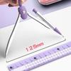 8PCS Multifunctional Compass and Ruler Sets Protractor Measuring Ruler Suit  Office School