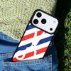 Barber Stripes Scissors Phone Case Cover for IPhone 11 12 13 14 15 16e 17 Pro Max Coque for IPhone 17 Air
