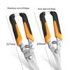 Professional Industrial Shears, JRF Stainless Steel Scissors, Tin Snips For Metal Sheet & PVC Pipe Cutting