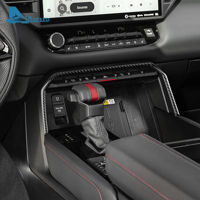 For Toyota Tundra   2024 Real Soft Carbon Fiber Warning Light Outside Frame Sticker Car Interior Trim Accessories