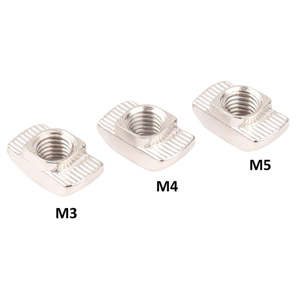 T Track Slider T Block Sliding Nut Woodworking Accessories Assorted Kit 20pcs M5